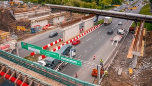 110 tys. pojazdów na dobę będzie musiało zmieścić się na jednej jezdni. Trasa S86 będzie zwężona na czas przebudowy