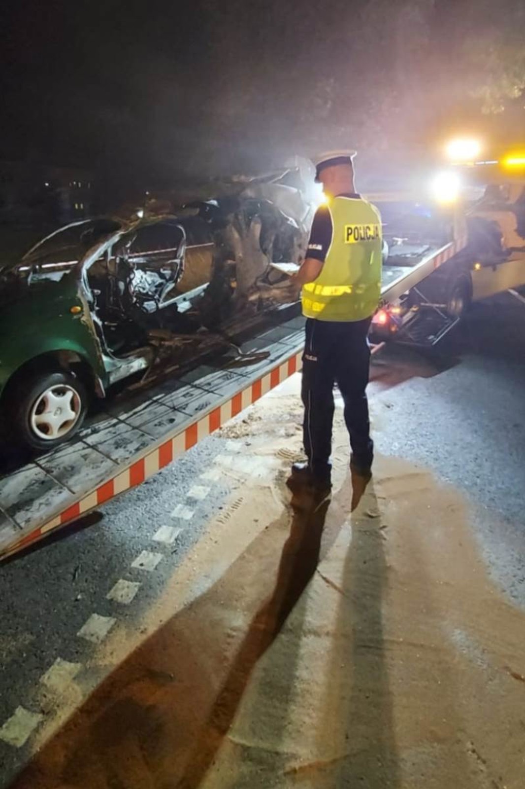 Zderzenie motocykla z matizem