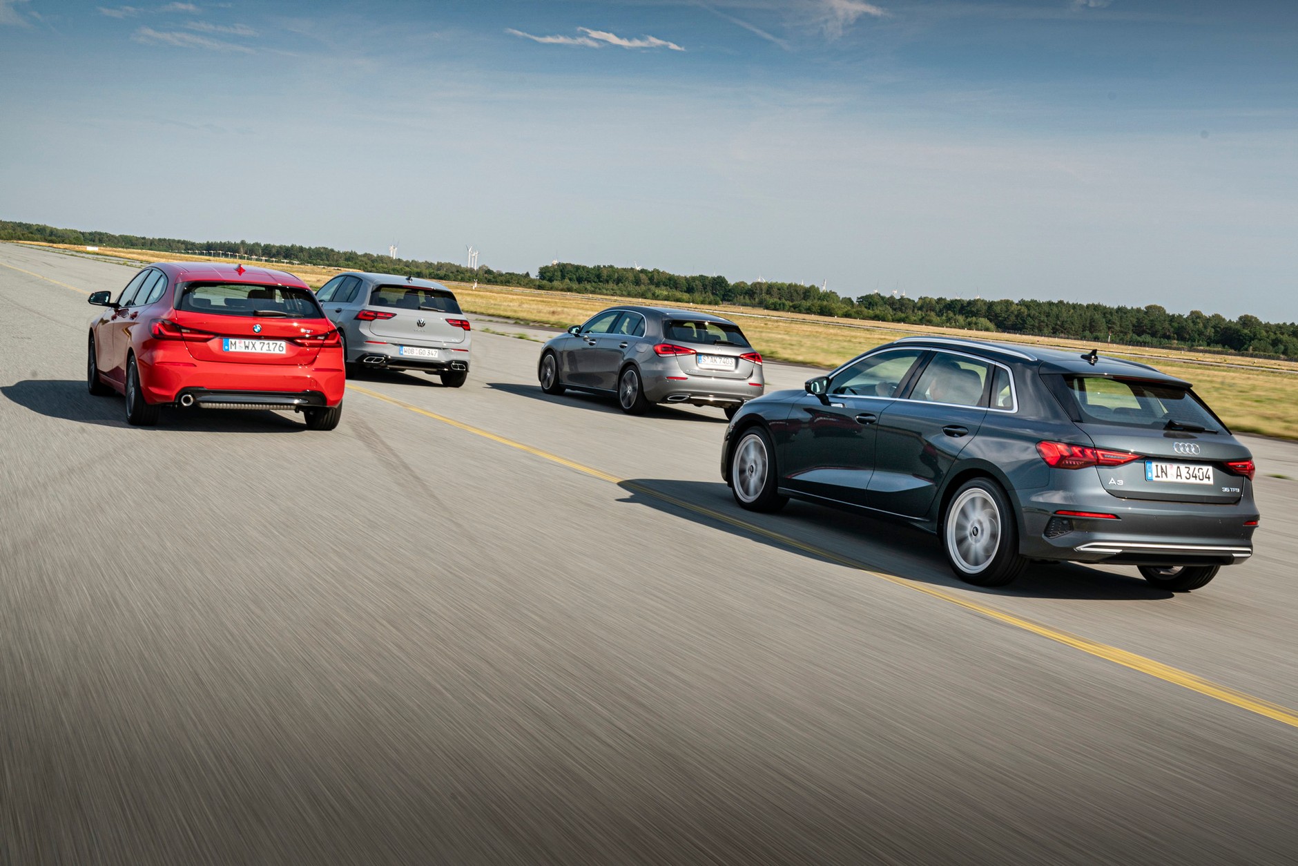 Porównanie: Audi A3, BMW serii 1, Mercedes klasy A i VW Golf