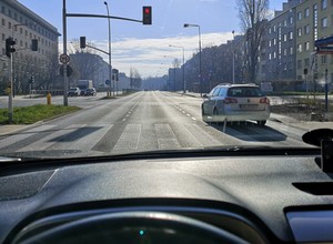Koronawirus a korki na drogach w Polsce