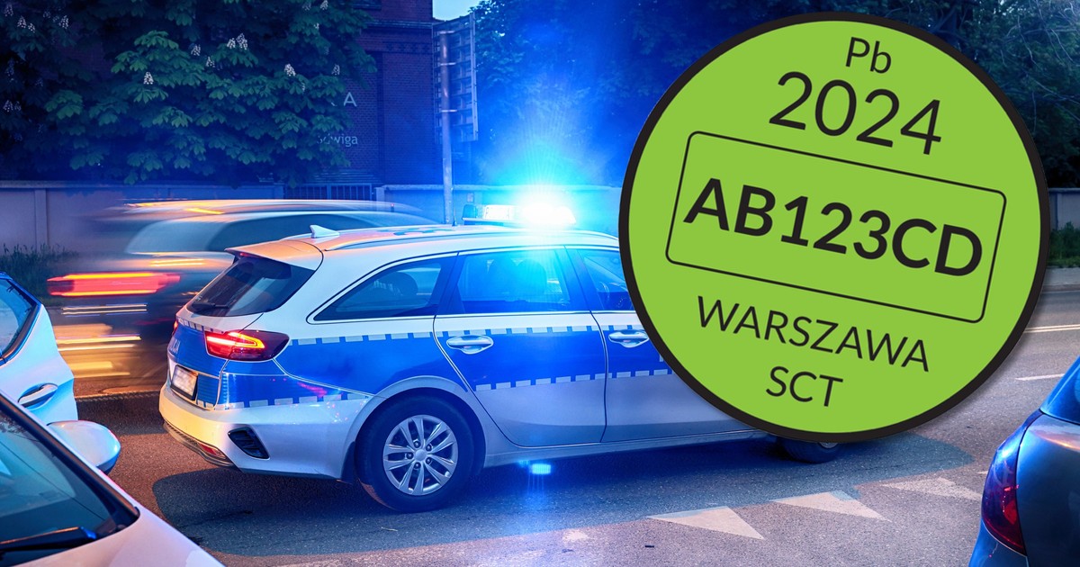 Wzór nalepki uprawniającej do wjazdu do strefy czystego transportu