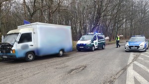 Uwagę inspektorów ITD przyciągnął mech. To był początek problemów kierowcy