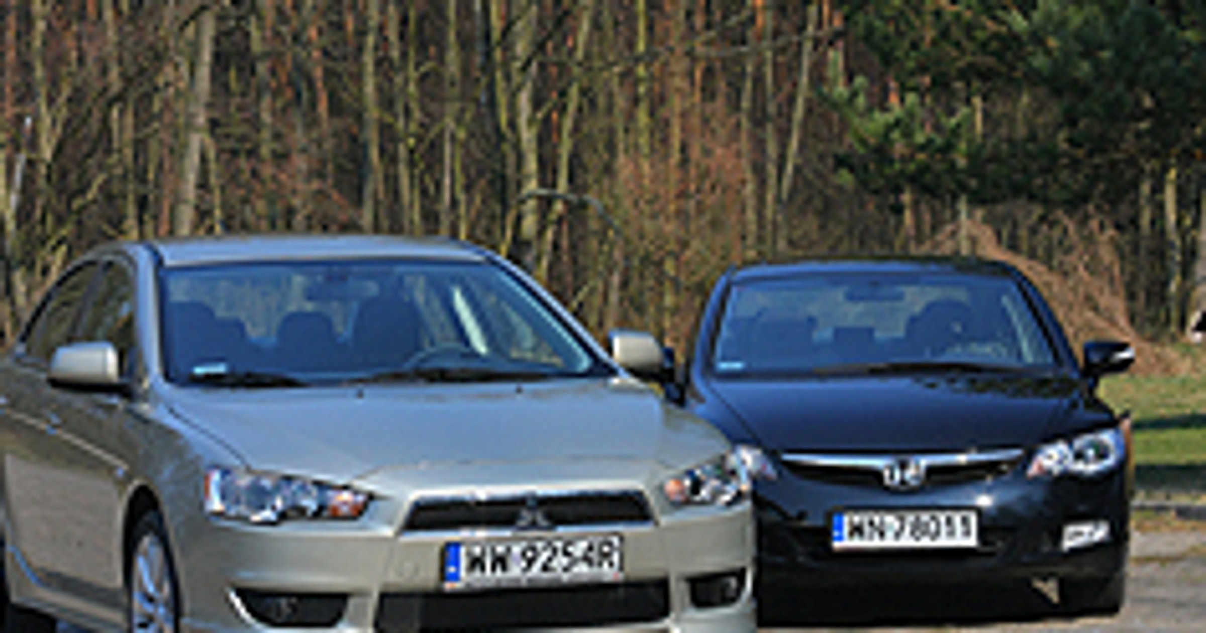 Mitsubishi Lancer kontra Honda Civic - porównanie sedanów