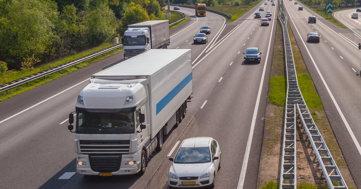 Autostrada w Holandii (zdjęcie ilustracyjne)