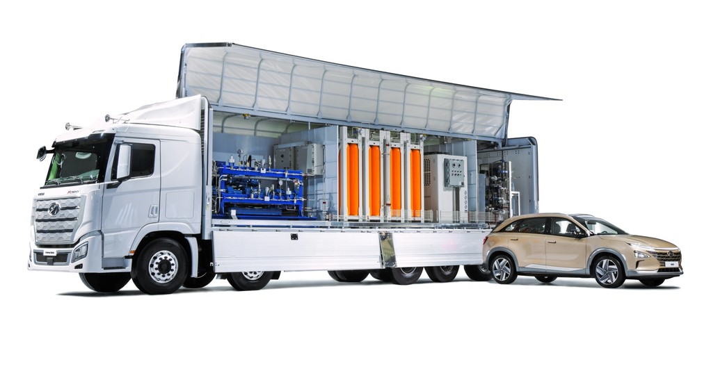Wodorowa strategia Hyundai - mobilna stacja tankowania