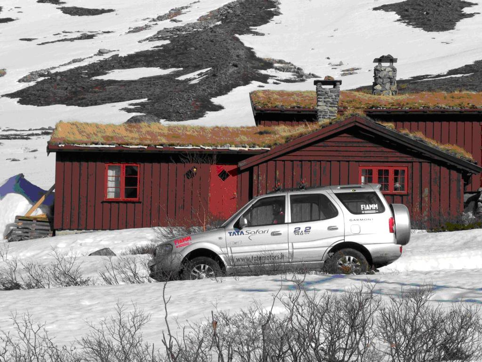 Tatą Safari z Włoch do Norwegii