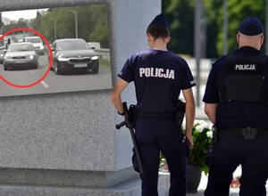 Inne auta traktował jak slalomowe tyczki. Nic na tym nie zyskał [WIDEO]