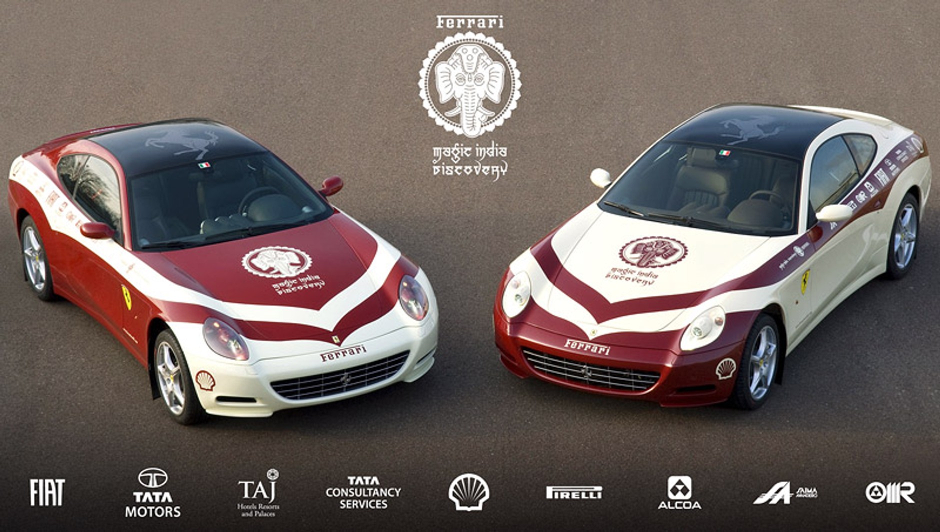 Ferrari: dwa egzemplarze Scaglietti w podróży dookoła Indii