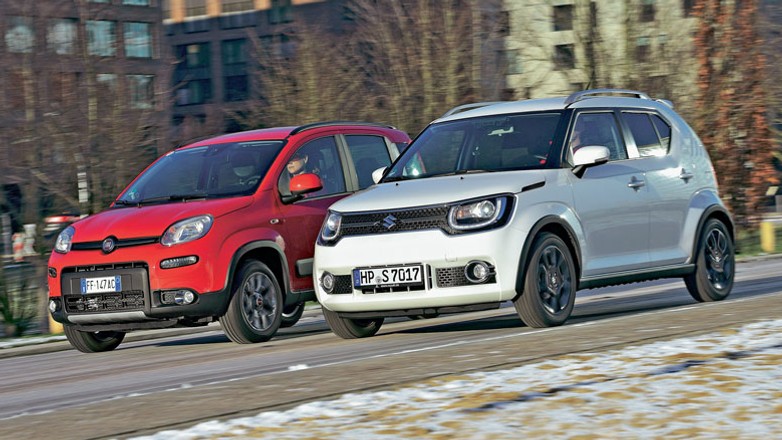 Fiat Panda kontra Suzuki Ignis - czy miejskie auta z napędem 4x4 zawstydzą SUV-y?