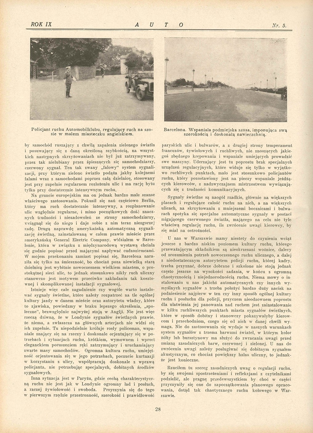 Jak jeżdżono w latach 30.?