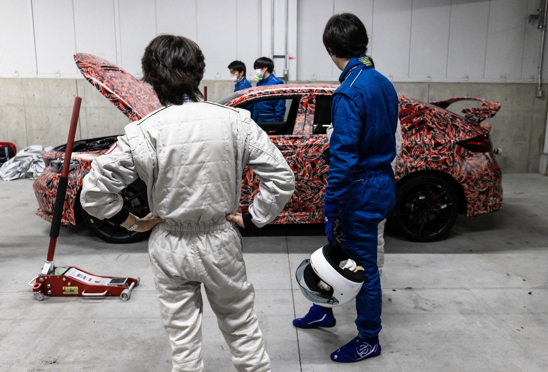 Zakamuflowana prototypowa Honda Civic Type R