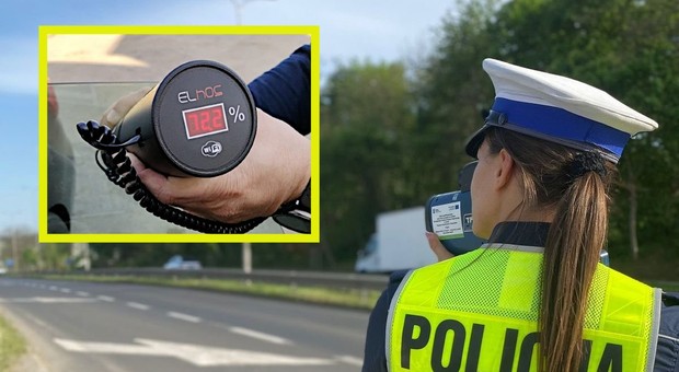 Policjant wyjmie taki miernik i sprawdzi procent. Kara do trzech tys. zł i zabrany dowód
