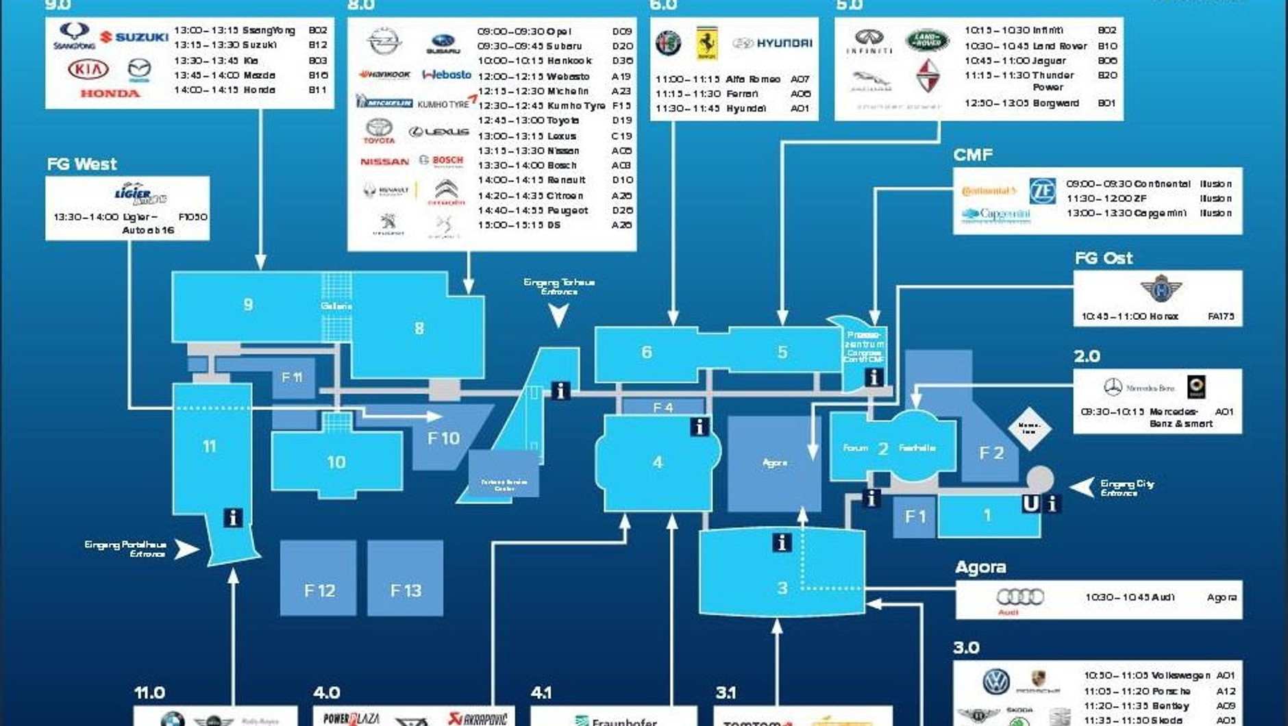 IAA Frankfurt 2015 - plan