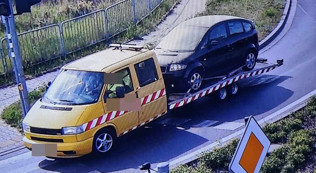 Skradzione Audi A2 z Lubina