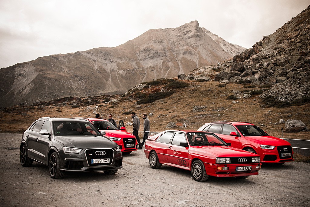 Audi Q3 RS zdobywa Alpy