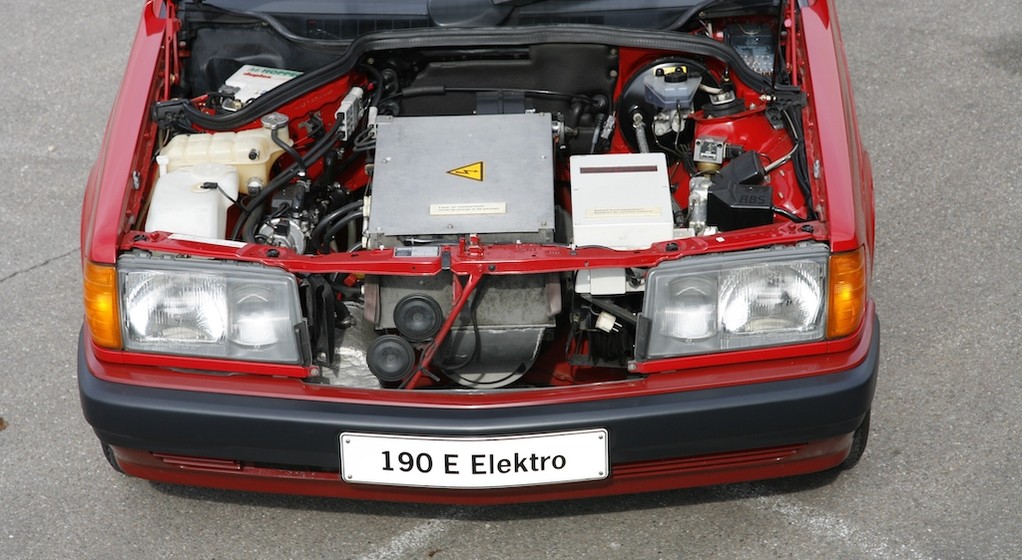 Mercedes 190 z napędem elektrycznym