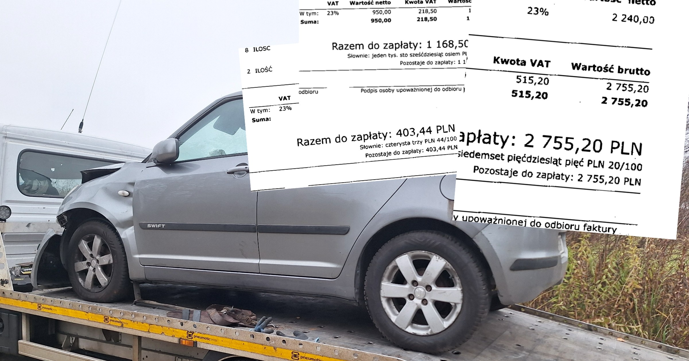 Rachunki za kilka usług sięgnęły połowy wartości auta