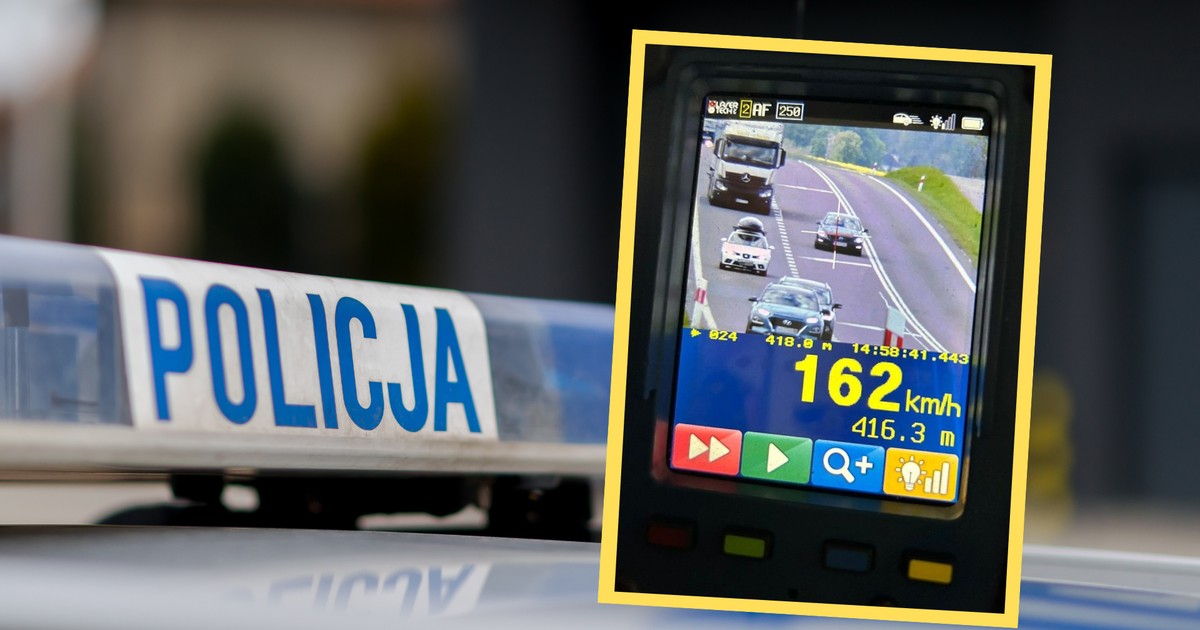 87-latek pędził z prędkością 162 km/h (Fot. krasnystaw.policja.gov.pl)