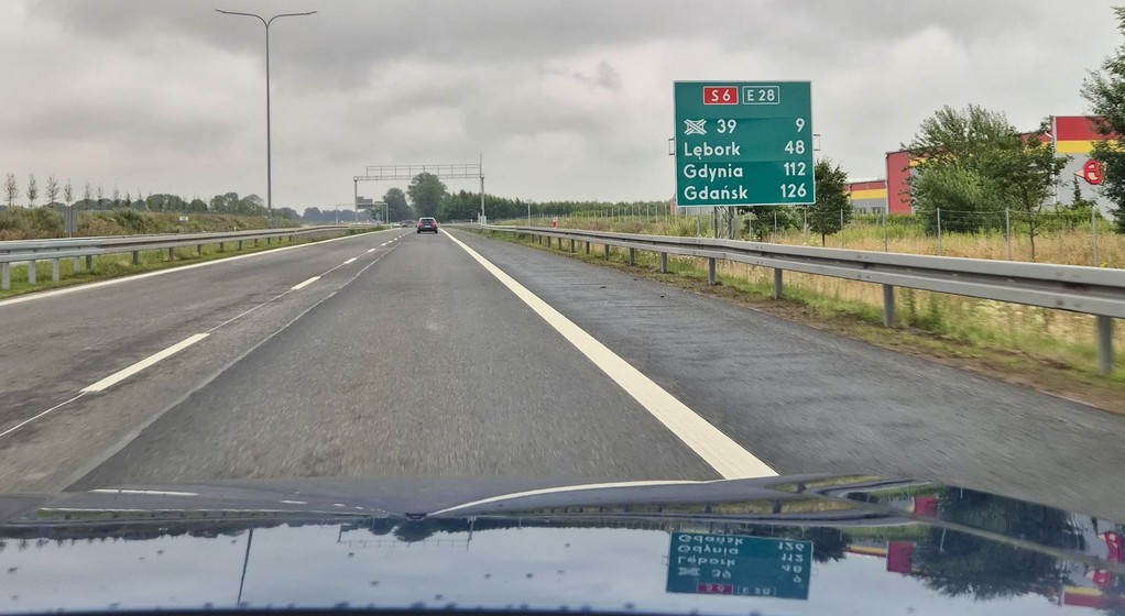 Droga S6 w okolicach Słupska