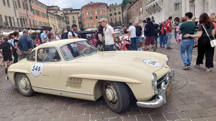 Mercedes Gullwing z Polski na Mille Miglia 2024