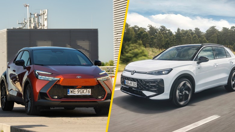 Toyota C-HR i VW T-Roc