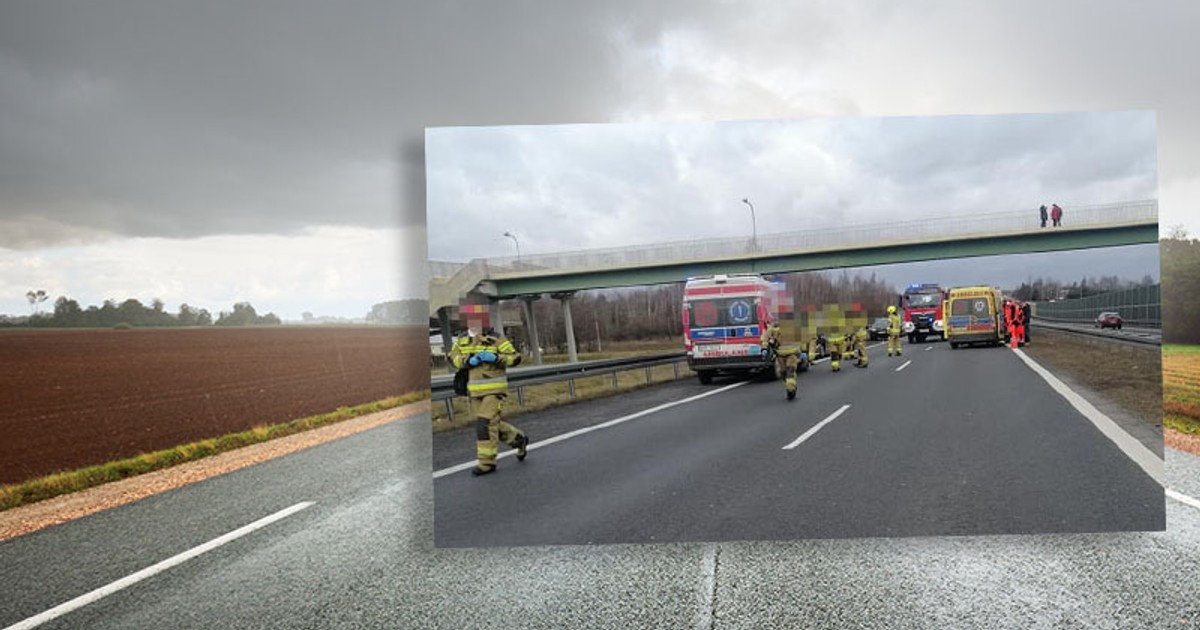 Pędzili pod prąd korytarzem życia. Policja zareagowała błyskawicznie (Facebook/Pomoc Drogowa 24h Białobrzegi)