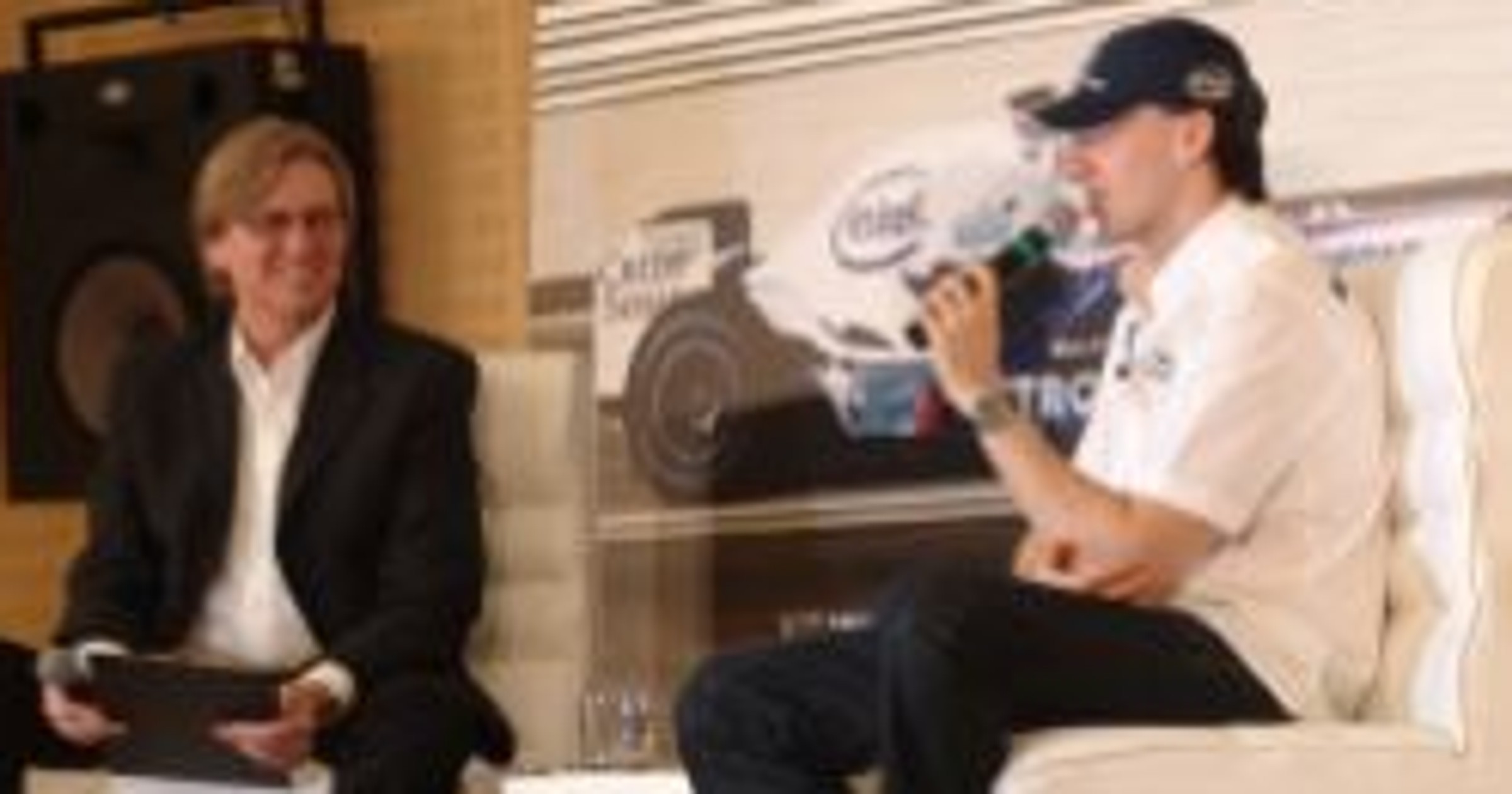 Robert Kubica odpowiadał na pytania dziennikarzy
