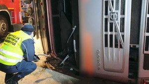 Nie żyje kierowca TIR-a. Śmiertelny wypadek na autostradzie A2 
