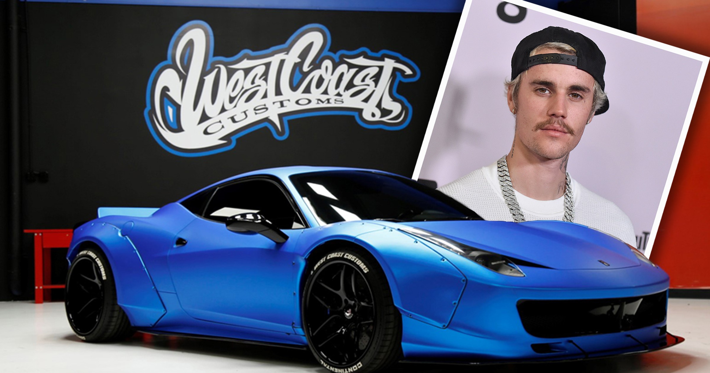 Justin Bieber Ferrari 458