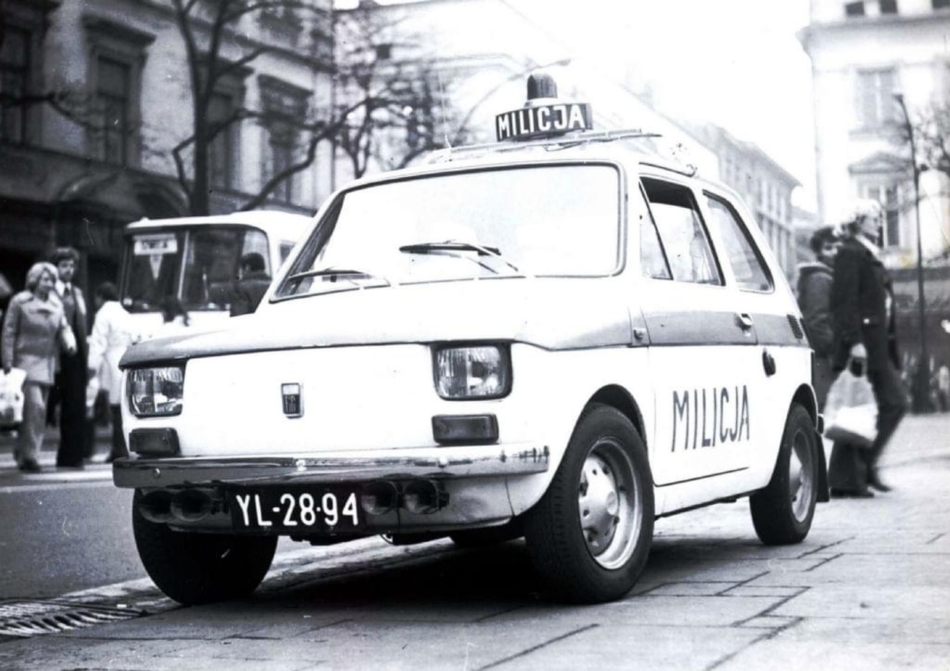 Fiat 126P radiowóz - Maluch, którego nie było