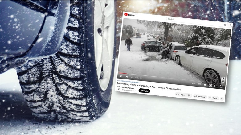 Zima na drogach zaskoczyła kierowców. Jakie mieli opony?