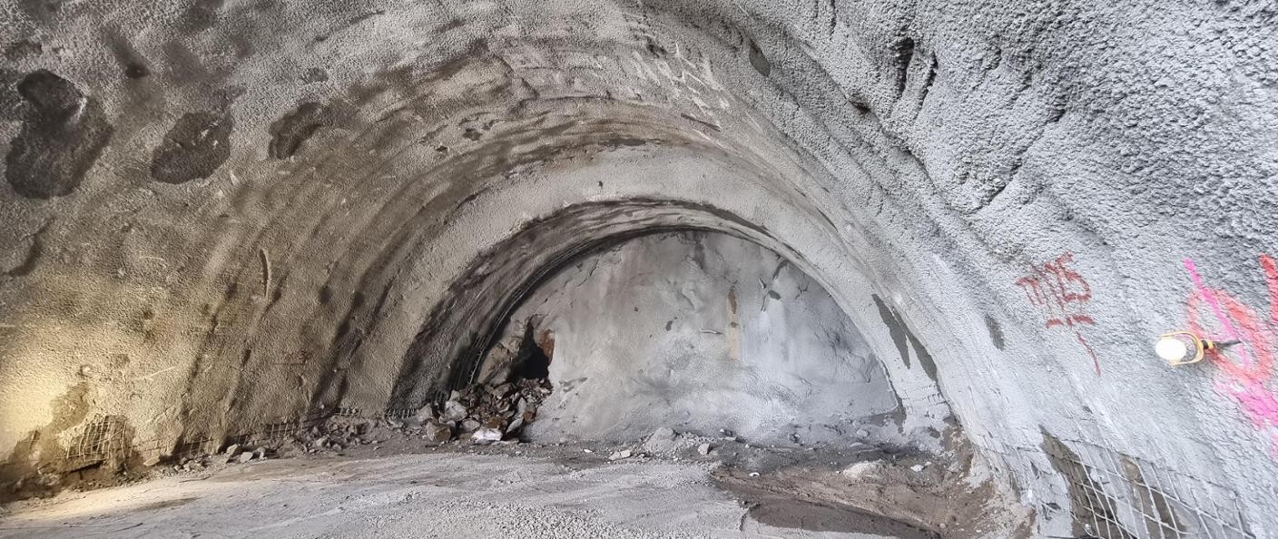 Droga S1 Przybędza — Milówka, przebicie drugiej nawy tunelu