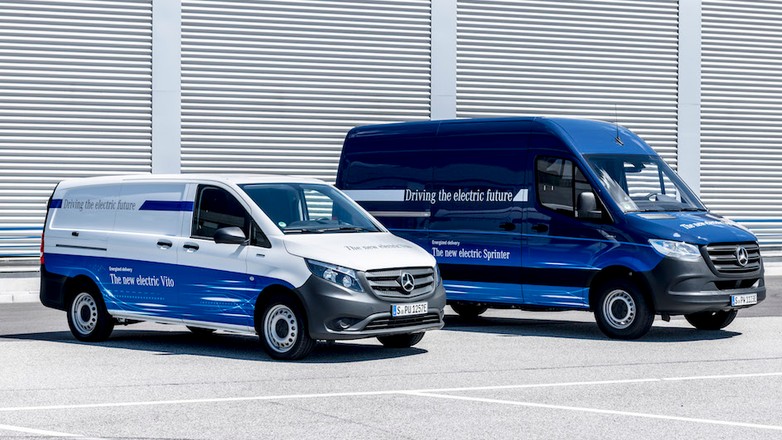 Elektryczne Mercedesy Vito i Sprinter w Polsce od 2019 r.