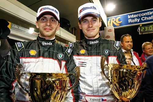 Zespół fabryczny Skody wiceliderem Rajdu Ypres