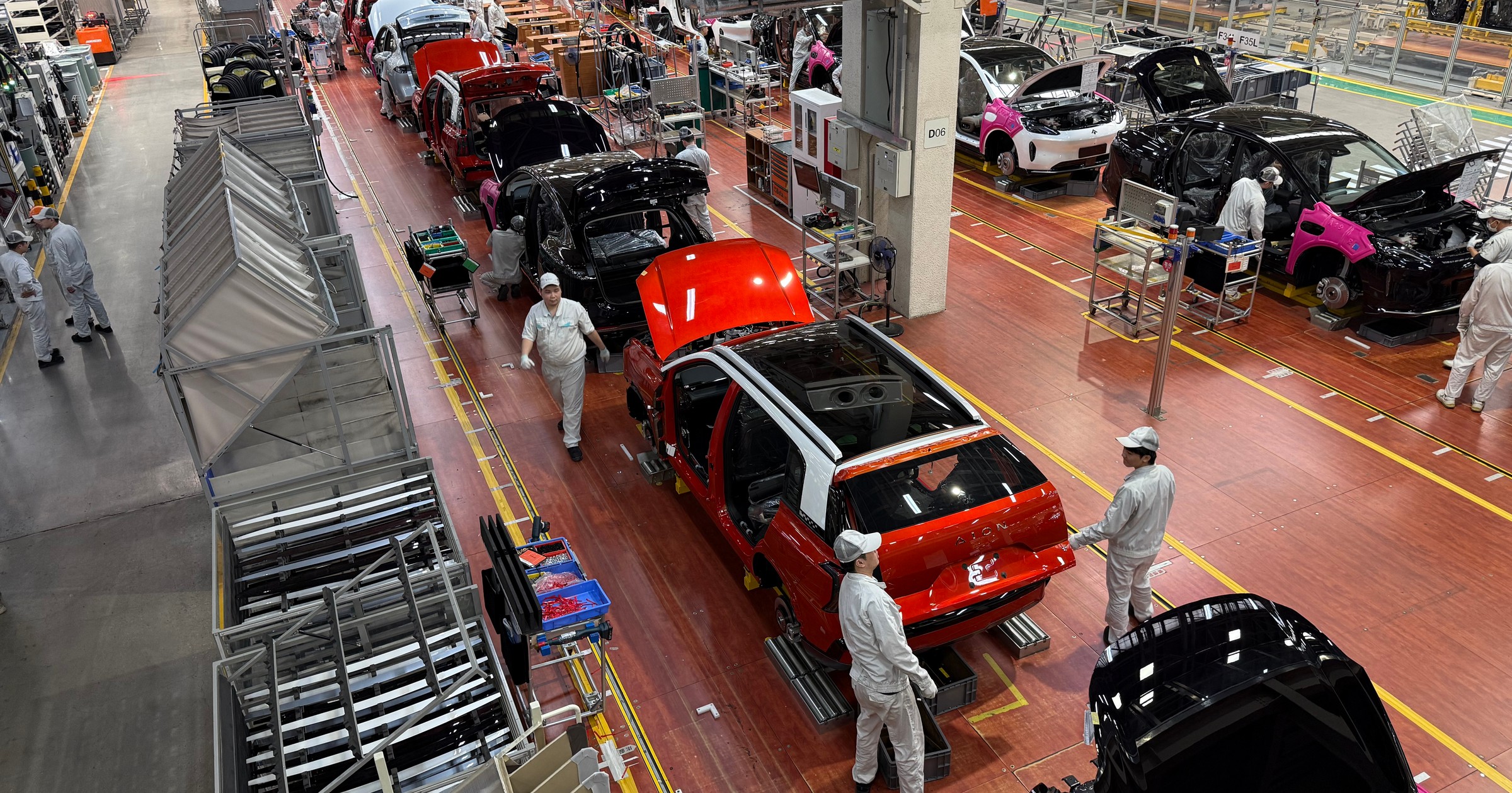 Fabryka chińskich samochodów marki GAC