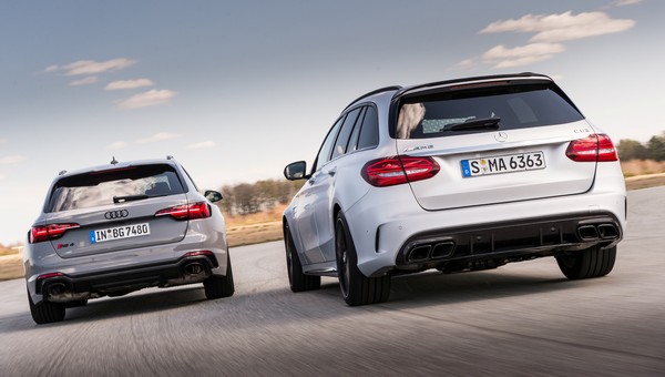 Audi RS 4 Avant kontra Mercedes-AMG C 63 T