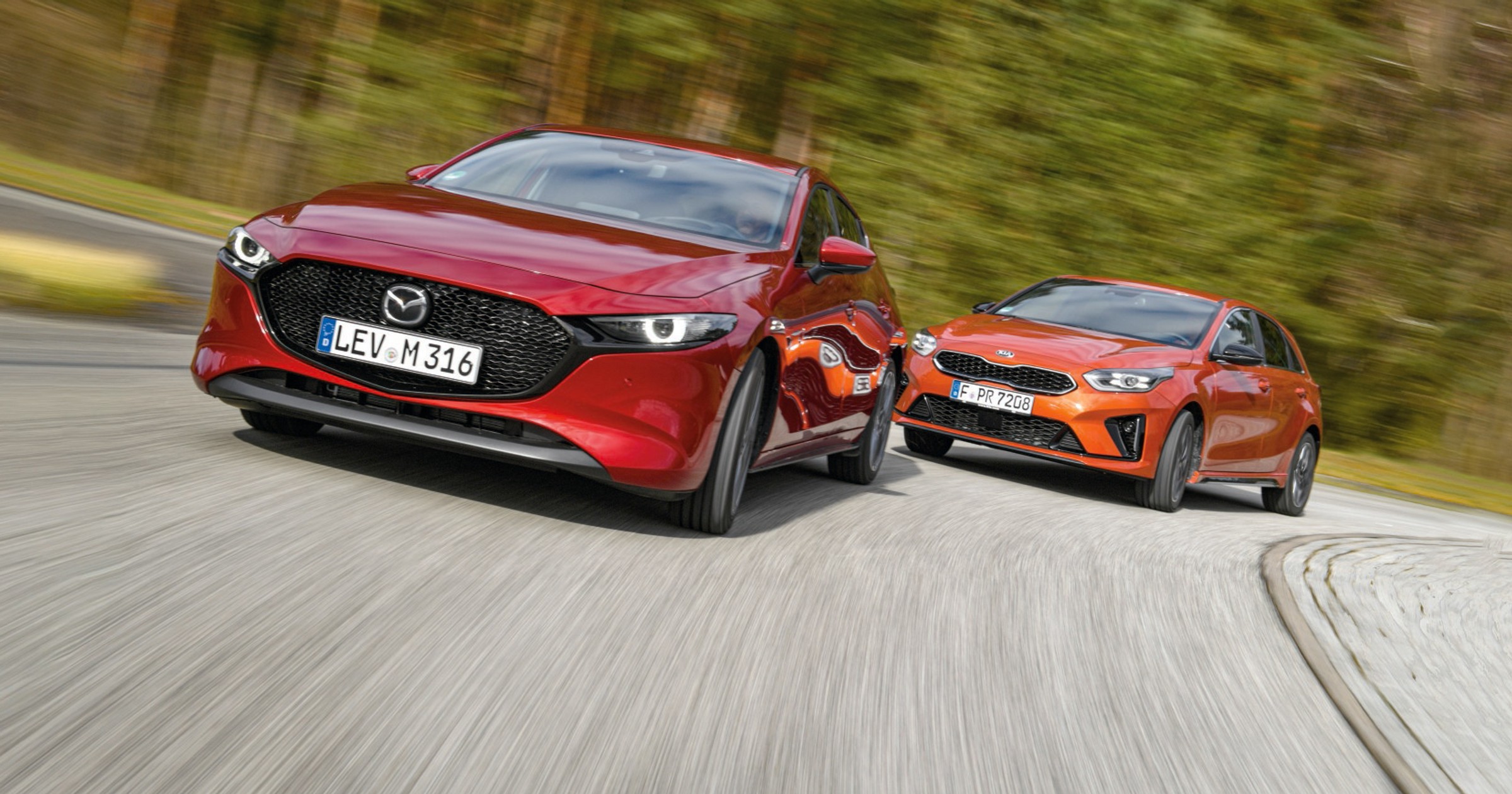 Kia Ceed kontra Mazda 3