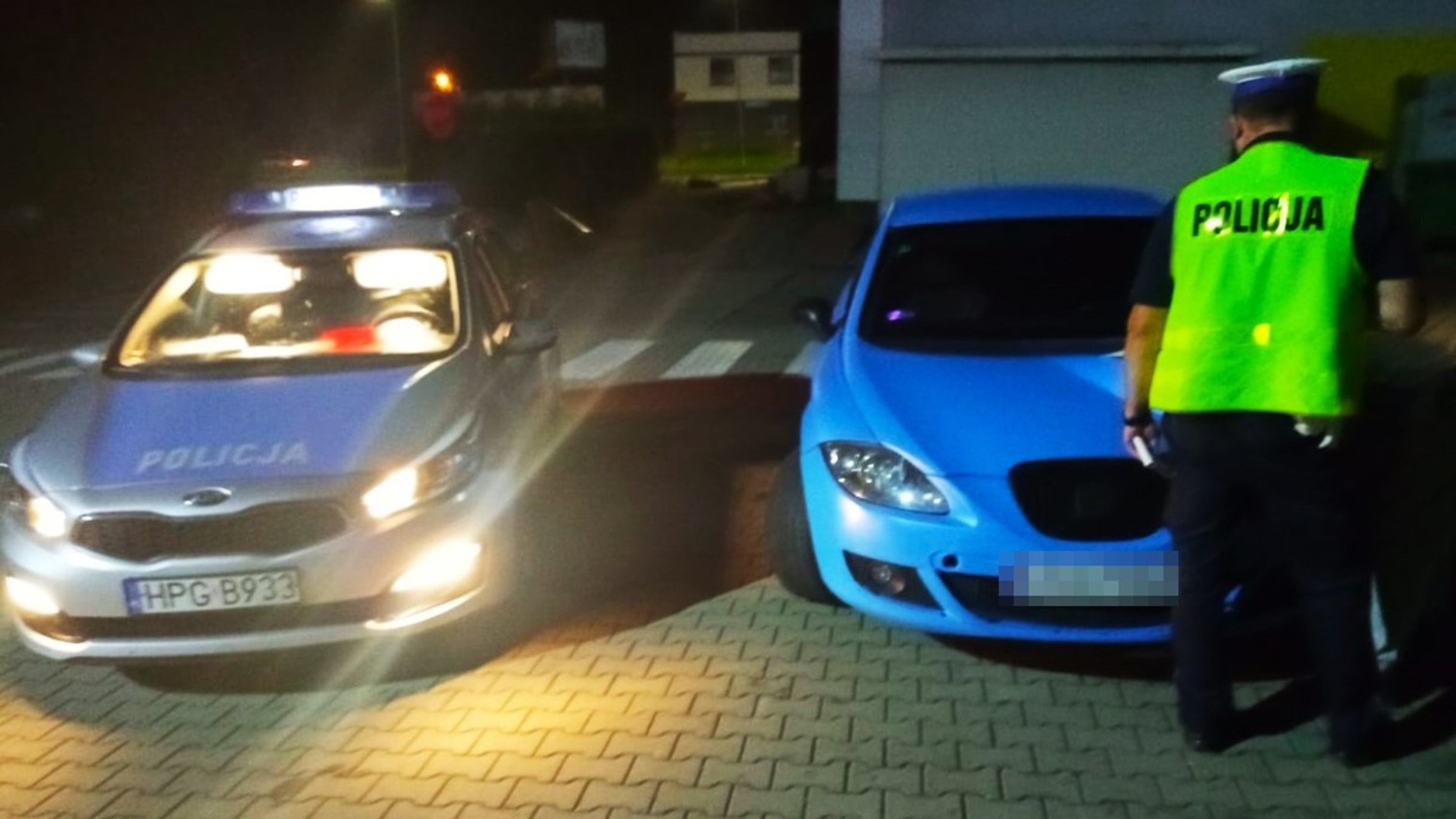 Akcja policji w Nowym Sączu; 29 lipca 2023 r.