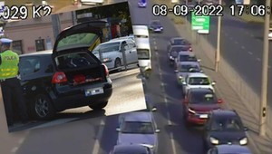W Lublinie sceny jak z filmu. Policja ścigała nożownika uciekającego Golfem [Wideo]