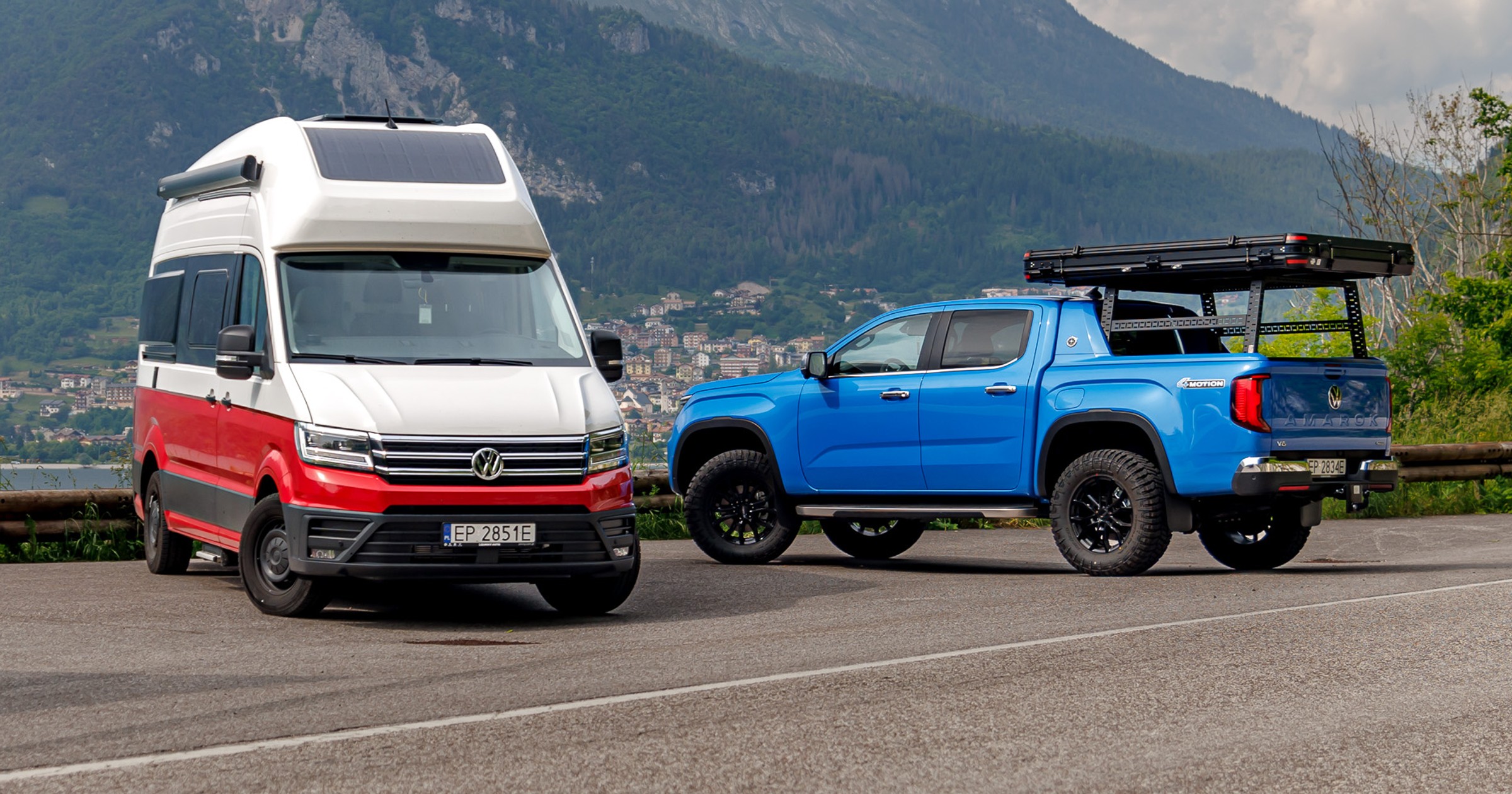 Volkswagen Amarok i Grand California na włoskich wakacjach
