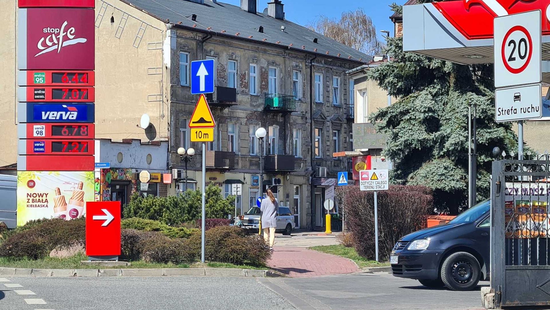 Stacja Orlen w Siedlcach 13 kwietnia 2022 r.