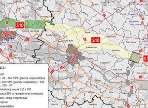 GDDKiA wybrała wykonawcę dokumentacji drogi S10 i odcinka S50. Koszt prac to ponad 22 mln zł
