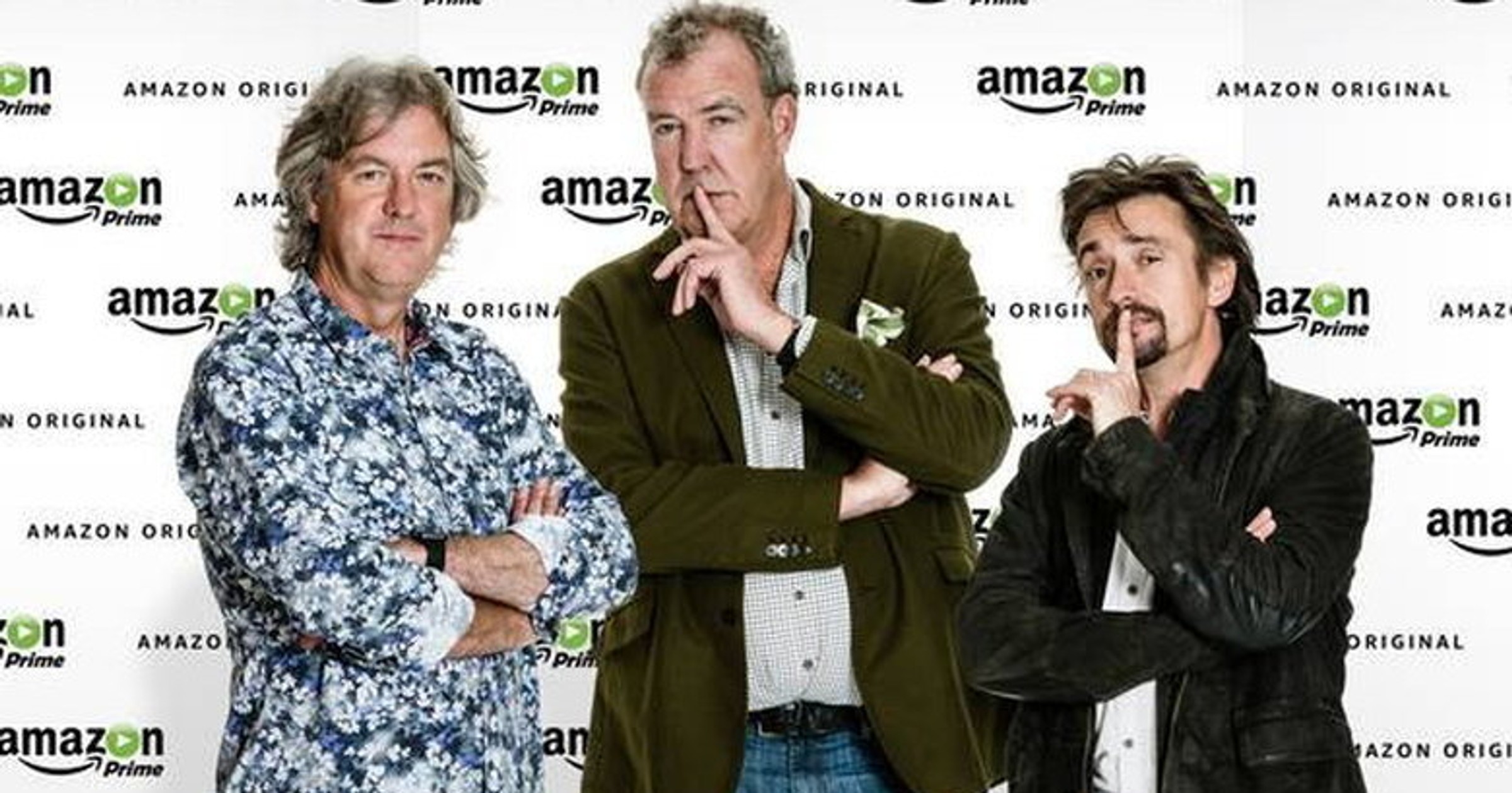Clarkson, Hammond i May w internetowej platformie Amazon