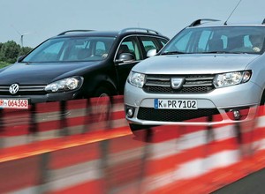 Dacia Logan MCV kontra używany VW Golf kombi