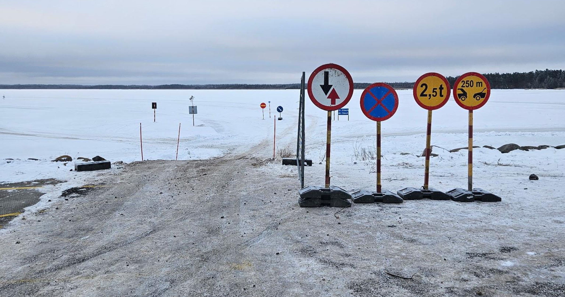 Droga lodowa przez Bałtyk