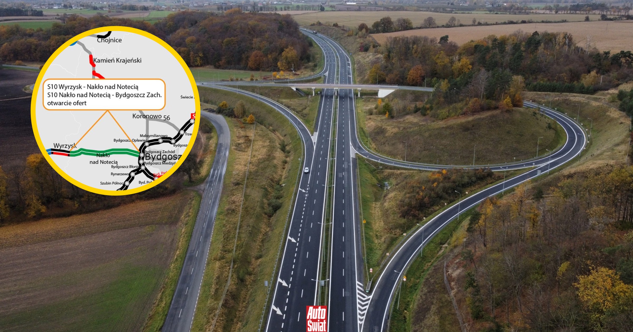 Nowa droga ekspresowa za 2 mld zł połączy Toruń i Bydgoszcz. Jest dofinansowanie FEnIKS