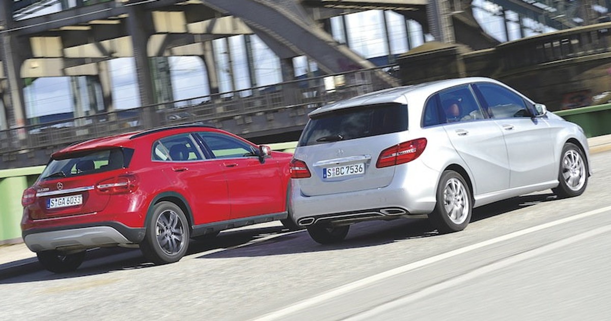 Mercedes GLA kontra Mercedes klasy B