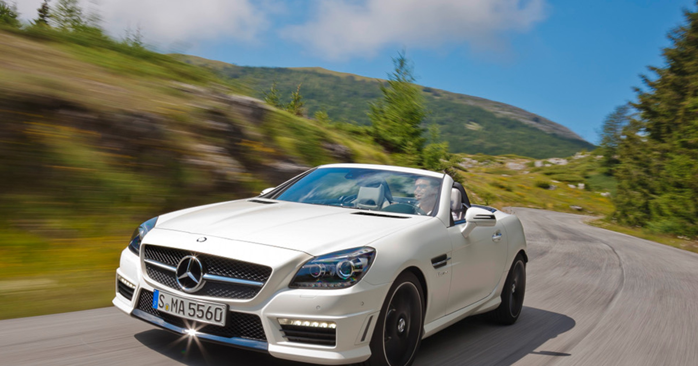 Mercedes SLK 55 AMG: mocny zawodnik