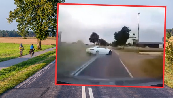 Need for Speed Działdowo. Szaleńczy wyścig skończył się źle [WIDEO]