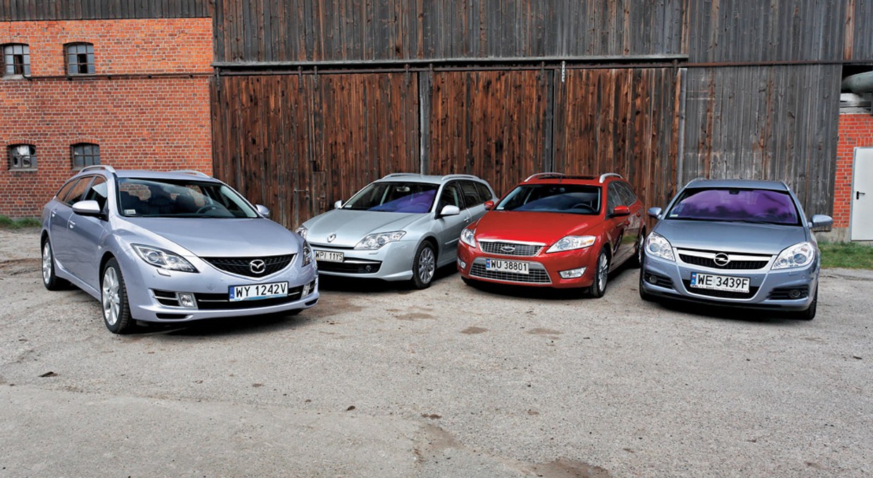 Używane kombi z dieslem dla rodziny: Ford Mondeo kontra Mazda 6, Opel Vectra i Renault Laguna